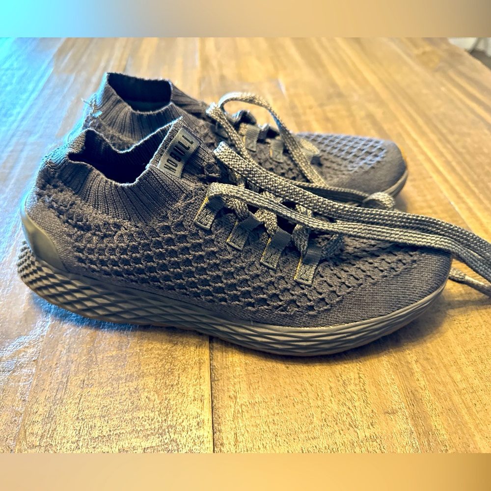 Nobull Knit Runner Aspire Women Sz 10 Men Sz 8.5 Gray Athletic Running Shoes